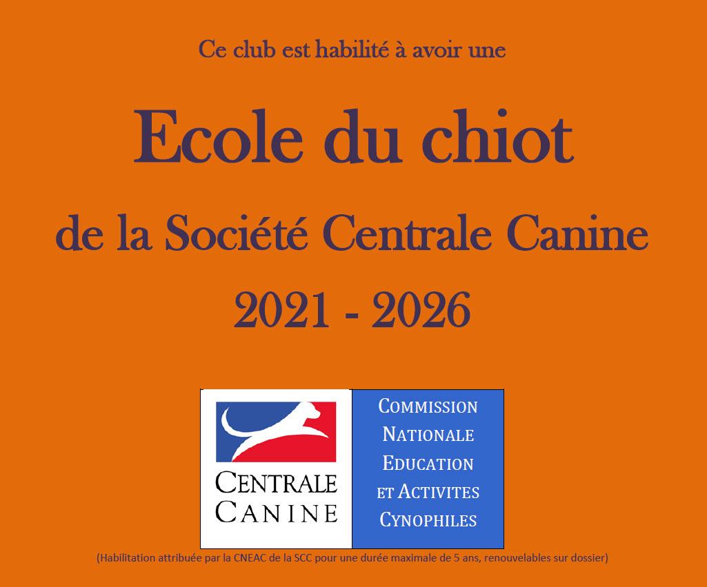 Plaque ecole du chiot 2021 2026